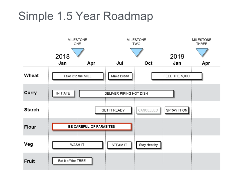 1.5 Year PPT Roadmap with Milestones