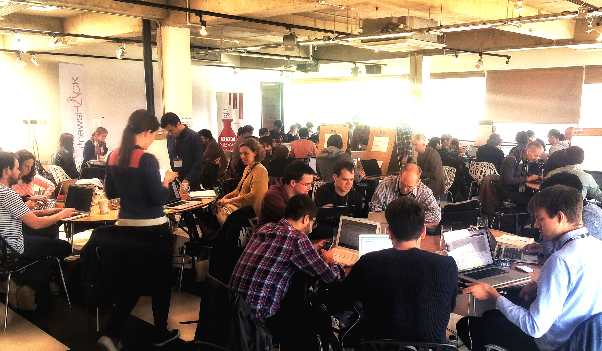 Hackathons offer a unique process of intense collaboration, where multidiscipline teams attack a problem with rapid iteration and multidiscipline thinking.