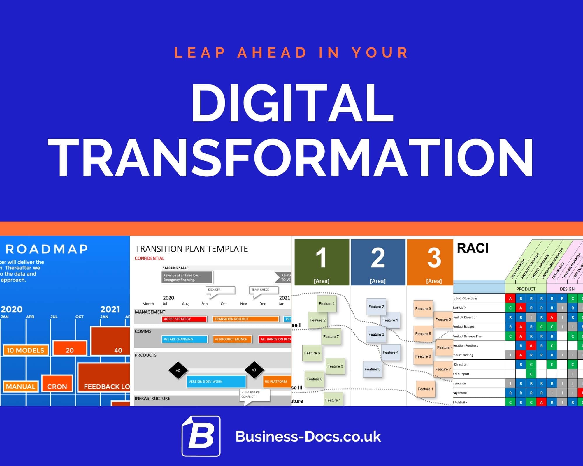 Digital Transformation Templates - professional formats