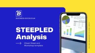STEEPLED Analysis Template with Cheat Sheet and Workshop PPT