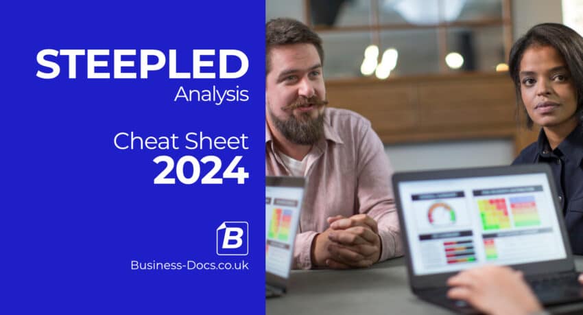 STEEPLED Analysis PPT - Cheat Sheet Updated for 2024