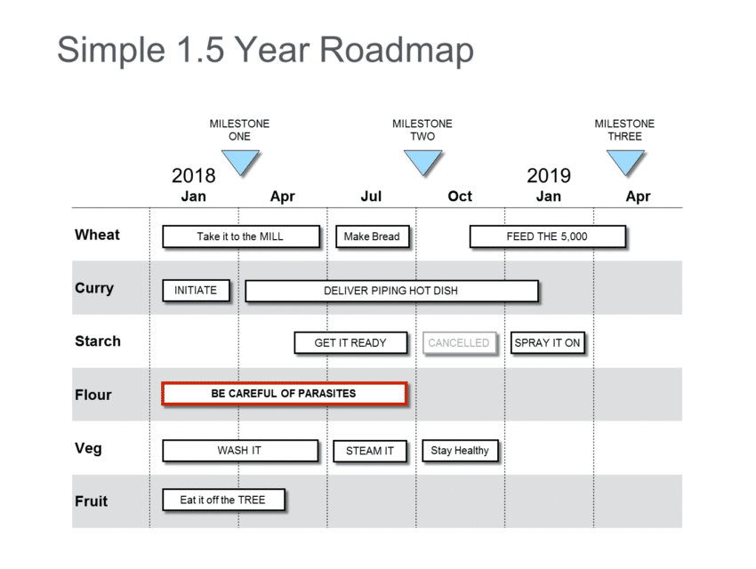 1.5 Year PPT Roadmap with Milestones