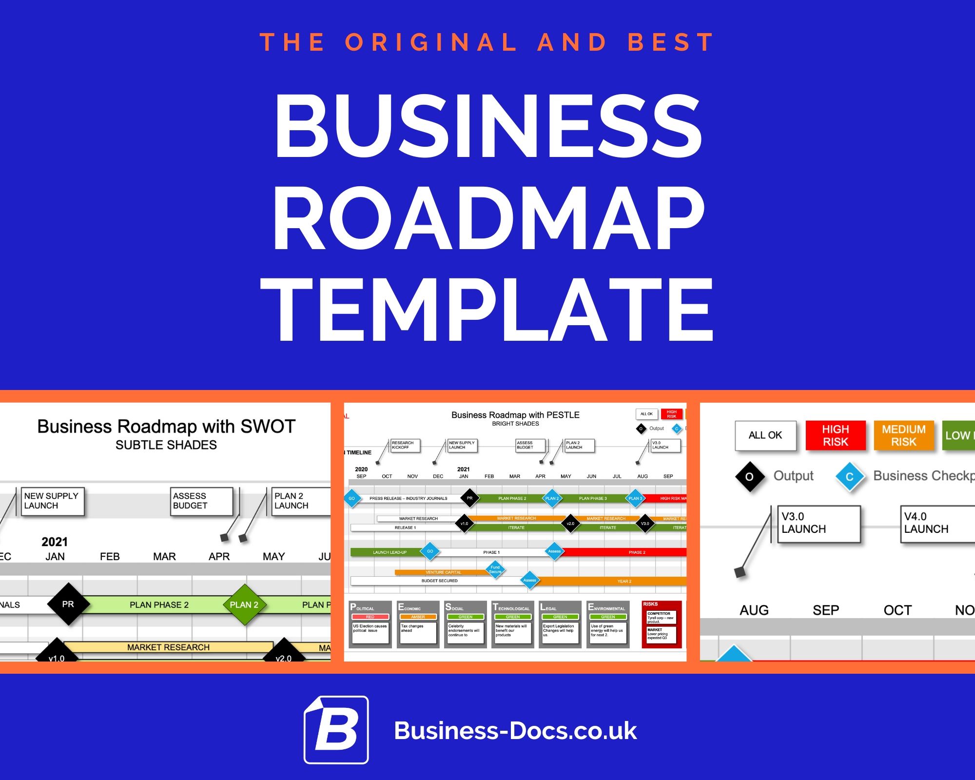 Business Roadmap Template Professional Powerpoint Presentation